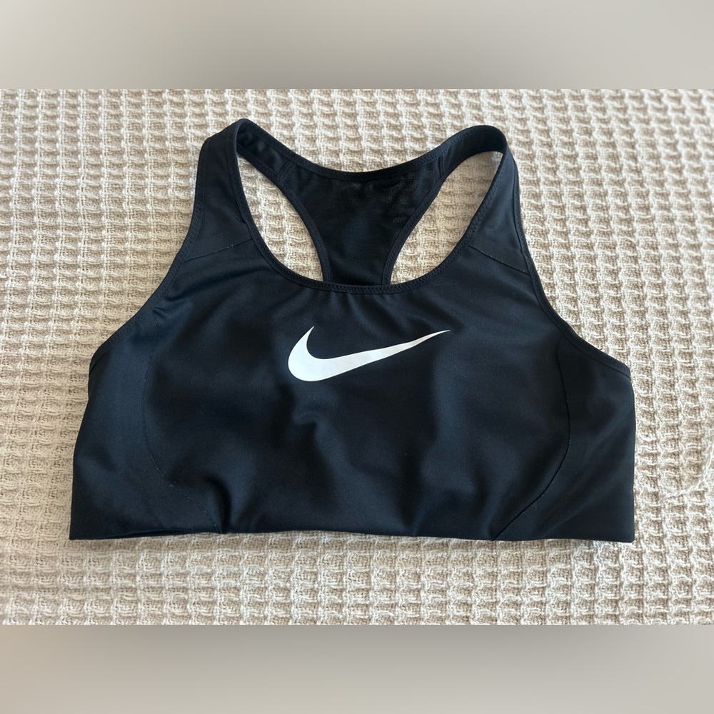 Nike Black and White Sports Bra